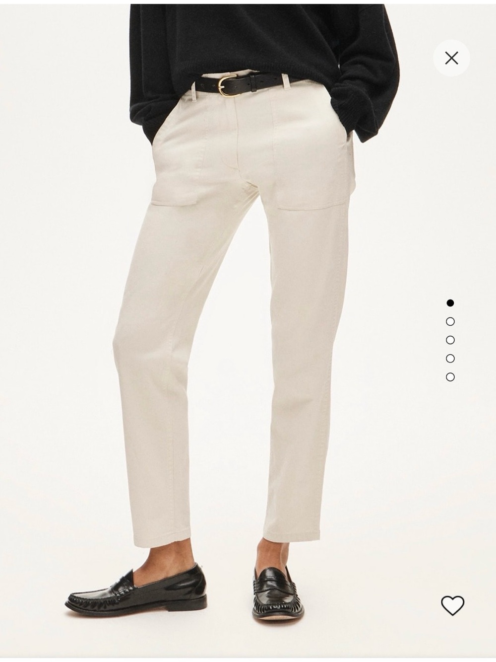 J. Crew patch pocket slim womens chino pant
